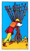 10  - X Of Wands